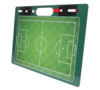TOPBATHY Tableau D'entraînement Football en Pvc Vert Robuste Design Compact pour Coaching et Matchs, Équipement pour Entraînement Ballon Sport