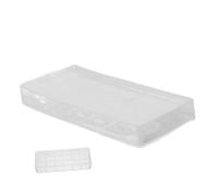 TOPBATHY Tampon à Ongles Transparent Silicone pour Manucure Outil de Nail Art DIY pour Création Ongles Réutilisable Chez Soi ou Salon