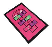 TOPBATHY Tapis de Chambre Fille Motif Maison Rose 50x80 Cm Tapis de Sol Décatif Intérieur Chambre Garçon et Filles Éducatif Doux et Pratique pour Salon ou Salle de Jeux