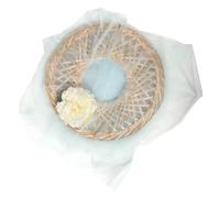 TOPBATHY Traditional Chinese Bamboo Straw Hat With Veil For Sun Protection Lightweight Handmade Asian Rice Hat For Hanfu Cosplay Photography And Outdoor Festival Use