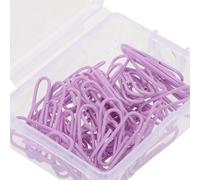 TOPBATHY Trombones Plastifiés Petits Trombones Couleur Lavande 10 Boîtes de 500 Pièces - Pinces Marque-Pages Polyvalentes pour Documents Classeurs et Fournitures de Bureau Scolaires et