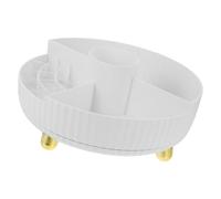 TOPBATHY Trousse de Voyage pour pinceaux de Maquillage Accessoire Salle de Bains Brillant Toilettes Support d'assaisonnement Rotatif Organisateur Rotatif de Soins de la Peau Plateau de Soin
