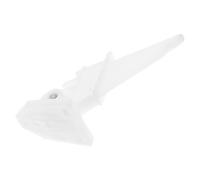 TOPBATHY Tube de Vitesse Marin Relevable pour Yacht, Compteur Automatique | ABS Blanc, Montage sur Tableau Arrière, Usage Côtier, Lecture Facile, Résiste aux Embruns Salés