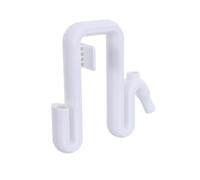 TOPBATHY Tuyau de Trop-plein Adaptateur Facile à Installer Support Robuste en Plastique Blanc pour Baril de Pluie pour Gestion de L'eau en Jardin