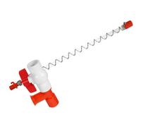 TOPBATHY Vanne de Régulation pour Circuit D’Eau Avicole, Lot 2, PVC ABS | Observation du Niveau Pression, Installation Facile, Usage Ferme et Poulailler, Affichage Souple