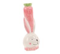 TOPBATHY Vase Céramique Forme de Lapin pour Plantes Hydroponiques Pot Décoratif Céramique Vase à Fleurs Mignon pour Accessoire de Décoration Intérieure pour Maison et Jardin