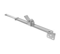 TOPBATHY Verrou de Fenêtre en Alliage D'aluminium Télescopique Réglable, Support Anti-Vent pour Fenêtres à Battants, Fixation Angle Pliable, Quincaillerie Robuste pour Maintien Sécurisé