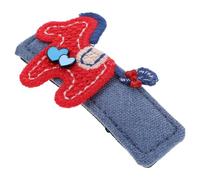 TOPBATHY Zodiac Horse Hair Clips Plush Snap Barrettes For Women Cute Cartoon Animal Hairpins Soft Denim Fabric Hair Accessories For Lunar Year Party