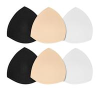 TopBine Inserts de Coussinets de Soutien-Gorge, 3 Paires B/C 3 Couleurs, B/C