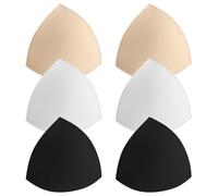 TopBine Inserts de Coussinets de Soutien-Gorge, 3 Paires C/D 3 Couleurs, C/D