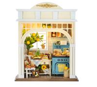 TOPBSFARNY Kit de bricolage Book Nook avec lumière LED, puzzle 3D en bois miniature, décoration de bibliothèque, cadeau unique pour adultes (saison du soleil)