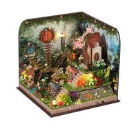 TOPBSFARNY Kit de maison de poupée à faire soi-même avec mouvement musical, maison de poupée miniature, décoration d'étagère 3D, puzzle en bois, cadeaux pour la famille/les amis