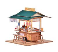 TOPBSFARNY Kit de maison de poupée à faire soi-même - Puzzle 3D avec lumière japonaise - Maisons miniatures en bois - Cadeau pour adultes et adolescents