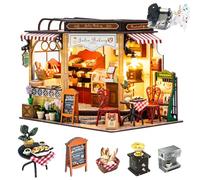 TOPBSFARNY Kit de maison miniature à construire pour adultes - Kit de fabrication de maison miniature avec meubles, cadeau de Noël, d'anniversaire, décoration de table pour la maison/cadeau d'amis