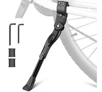 TOPCABIN Bike Kickstand,vélo Béquille, réglable en alliage d'aluminium vélo Béquille vélo côté Béquille Fit 22" 24" 26" 28" pouces vélo/ 700 Route / BMX / VTT