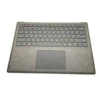 Topcase Clavier trackpad compatible avec Microsoft Surface Laptop 1 2 1782 1769 Gris
