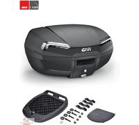 Topcase E46NT Riviera Givi Baule Noir Tappetino Piastra Universelle Moto Scooter