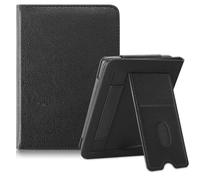 TOPCASE Étui pour liseuse Kobo Clara Colour/BW/Kobo Clara 2e/Tolino Shine 4 6" avec fonction support et emplacement pour cartes Noir