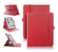 TOPCASE Étui pour tablette BOOX Go 10,3" 2024 - Peut pivoter à 360° - Avec porte-stylo et fonction support - Rouge