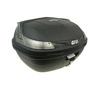 Topcase Givi Monolock B47 BLADE Tech Noir 47L | Coffre plastique, volume quarante-sept litres pour deux casques intégraux, 340 × 445 × 570 mm, charge 3 kg, 2 clés incluses