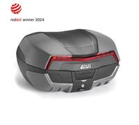 Baulet Monokey GIVI V58 MAXIA 5 Graphite Rouge 58L