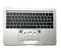 Topcase Repose-main avec clavier pour MacBook Pro 13" Retina A1989 2018-2019 Argenté