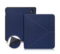 TOPCASE TPU Coque pour Kobo Libra Colour/Balance 2/Tolino Vision Color/Vision 6 eReader 7 pouces, Ultra Mince Housse de Protection Cover Pliée Spéciale avec Support Fonction, Marine