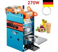 Topchances 270W machine électrique à sceller les tasses de thé à bulles, 300-500 tasses/heure, pour tasse de 170 mm de haut et 95 mm de diamètre, pour café/lait