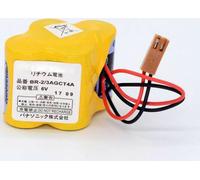 Topchances 6V 4400mAh BR-2/3AGCT4A Batterie API pour FANUC A98L-0031-0025 avec connecteur