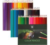 Topchances 72 Crayons de couleur Set,Crayons de couleur pour artistes professionnels,Crayons de peinture à mine souple,pour dessiner Esquisse Crayons de couleur pour livres de coloriage pour adultes o