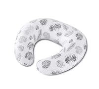 Topchances Coussin de grossesse, coussin d'allaitement multifonction avec taie d'oreiller 100 % coton, coussin de grossesse en forme de U, cadeau pour mamans, coussin d'allaitement lavable (plume)