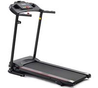 Topchances Tapis de course électrique motorisé 2,5 CV, tapis de course pliable avec écran LED, Bluetooth, MP3, capteur de fréquence cardiaque, machine de course à pied, pour la maison, le bureau, le