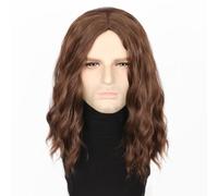 Topcosplay Perruque courte bouclée pour homme - Style années 70 et 80 - Pour cosplay masculin