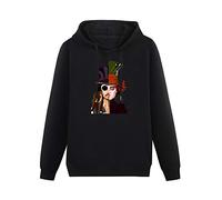 TOPCREATING Mad Hatter Johnny Depp Jack Sparrow 2713 Hoodies Long Sleeve Pullover Loose Hoody Mens Sweatershirt Size S