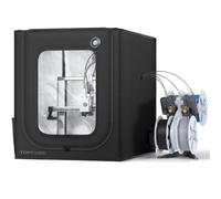 TOPCUBE Bambu Lab A1 Étui pour imprimante 3D, boîtier surdimensionné avec lumière LED, ignifuge, imperméable, résistant à la poussière, réduction du bruit, température constante, 550 x 600 x 670
