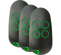 TOPD4REN 806TS-0290 Télécommande Portail Came de Porte de Garage Rolling Code 4 Canaux Emetteur Transmet À 433,92MHz Et 868,35MHz Avec Code Tournant (3 pcs)