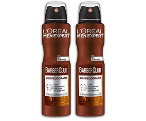 TopDeal 2 Il Paquet Hommes Expert Déodorant en Spray Barber Club Déodorant 2 X 150 ML
