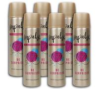 TOPDeal Impulse Be Surprised Lot de 6 déodorants en spray 6 x 75 ml