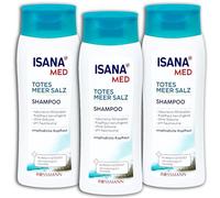 TOPDeal Lot de 3 shampoings ISANA MED Mer Morte - 3 x 200 ml