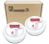 TopDealMile Lot de 2 flacons de 150 ml de crème SATINA