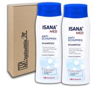 TopDealMile - Lot de 2 flacons de 200 ml de shampooing anti-pelliculaire ISANA MED