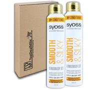 TopDealMile Lot de 2 flacons de 200 ml pour après-shampoing Syoss Smooth & Silky Dry