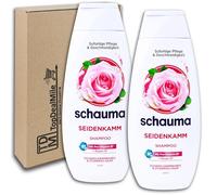 TopDealMile - Lot de 2 flacons de 400 ml pour shampooing Schauma en soie