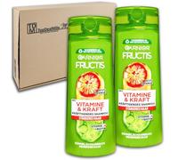 TopDealMile Lot de 2 shampoings fortifiants à l'orange sang pour Garnier Fructis Vitamines & Force 2 x 250 ml