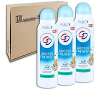 TopDealMile Lot de 3 déodorants en spray pour CD, grande liberté, 150 ml