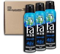 TopDealMile Lot de 3 déodorants en spray pour FA Men - 150 ml