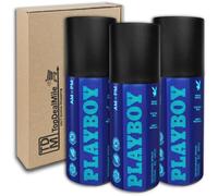 TopDealMile Lot de 3 déodorants en spray pour Playboy AM à PM 150 ml
