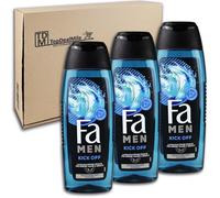 TopDealMile - Lot de 3 flacons de gel douche FA Men Kick Off de 250 ml