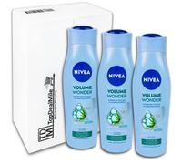 TopDealMile Lot de 3 flacons de shampoing repulpant NIVEA Volume Wonder, 250 ml