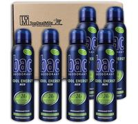 TopDealMile Lot de 6 déodorants en spray Energy for Men de 150 ml